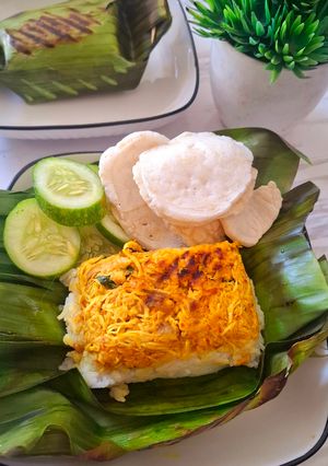 Foto resep Nasi Bakar Ayam Suwir