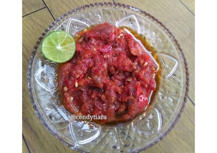 Resep Sambal limau Anti Gagal