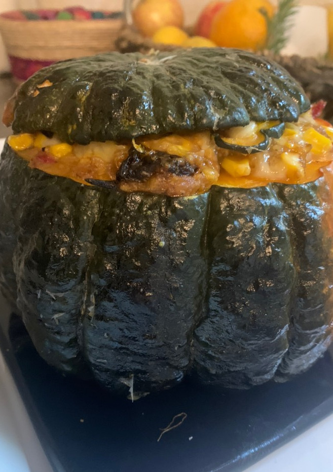 Una foto de Zapallo cabutia relleno 🎃