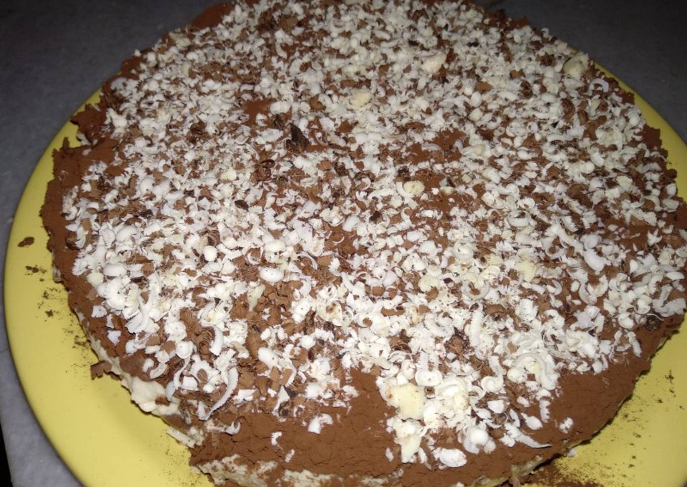 Tarta de queso al tiramisú