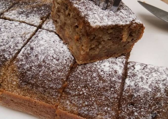 Bagaimana Membuat Banana coffee cake (moist banget, simple &amp; tanpa mixer) yang Sempurna