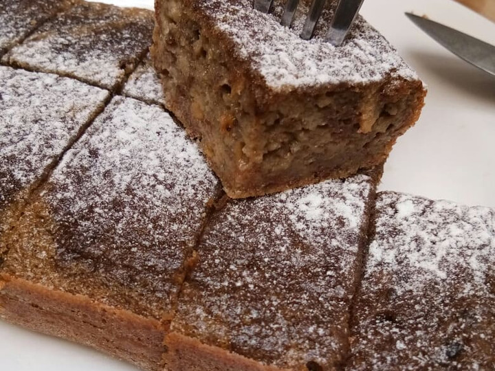 Bagaimana Membuat Banana coffee cake (moist banget, simple &amp;amp; tanpa mixer) yang Sempurna