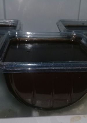 Foto resep Puding double coklat