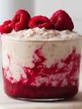 Overnight Oats com Frutos Vermelhos