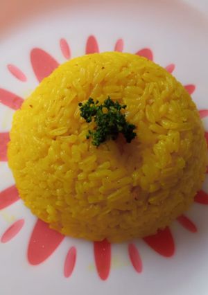 A picture of Tumeric rice.