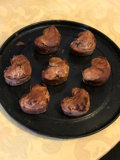 Una foto de Muffins marmolados de banana y mantequilla de maní