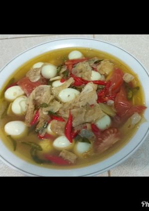 Foto resep Telur Puyuh Masak Kuah Tauco