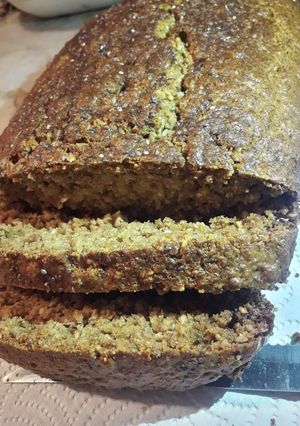 Una foto de Budín de avena y semillas