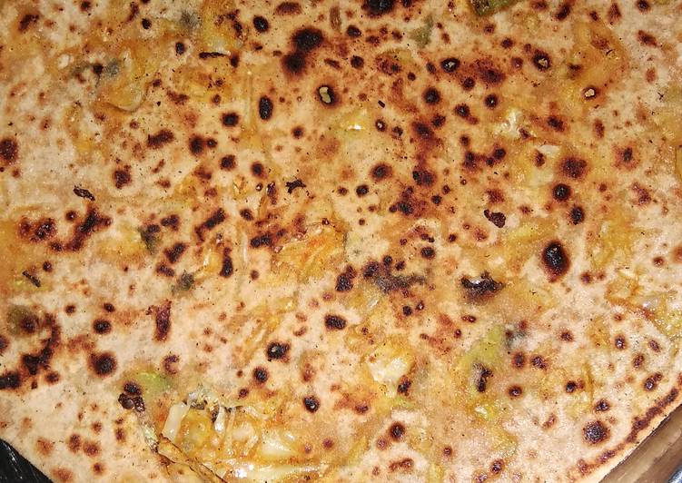 Recipe of Quick Cabbage paratha