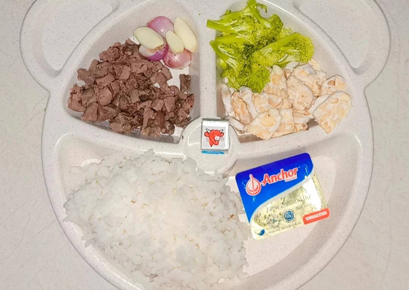 MPASI 6 Bulan 4 Bintang "Bubur Brokoli Hati Ayam"