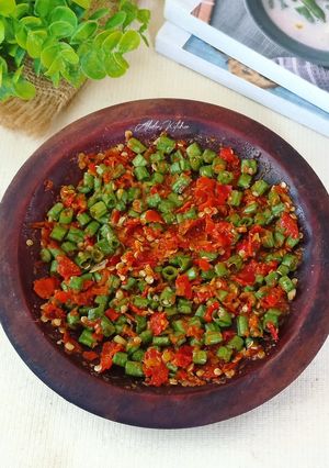Foto resep Sambal Pencok Kacang Panjang
