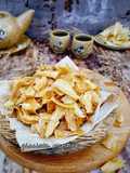 Keripik Singkong dari Singkong kukus