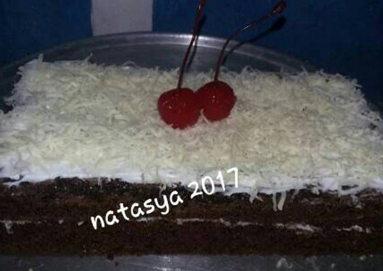 Brownies panggang, no mixer, mudah,irit