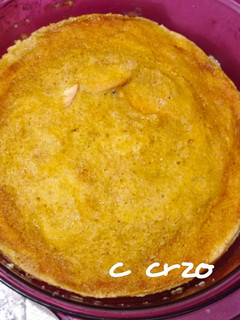 Una foto de Tarta de manzana y galletas en el microondas