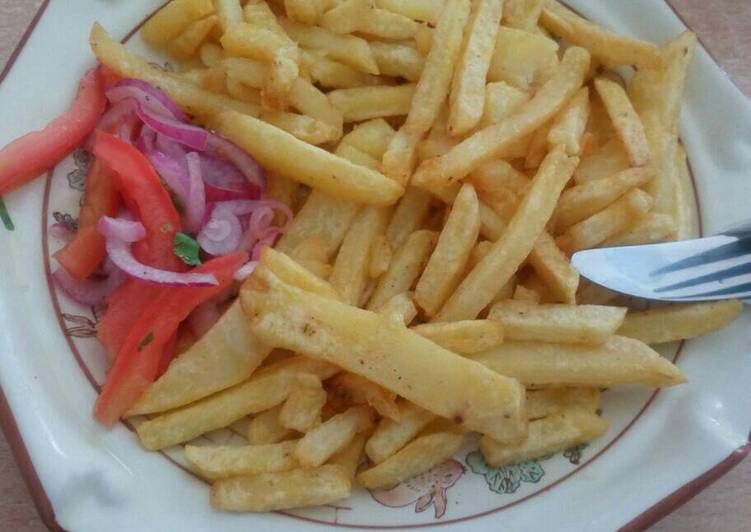 Steps to Cook Delicious Chipo Mwitu(Chips)