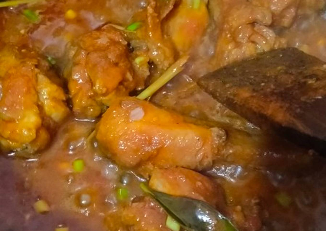 Ayam rica-rica pedas manis