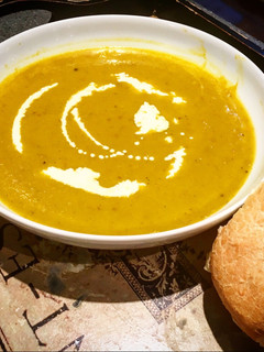 A picture of Carrot and Coriander Soup.