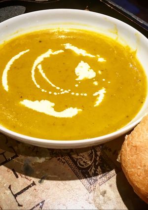 A picture of Carrot and Coriander Soup.