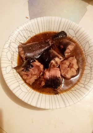 A picture of Fish pepper soup.