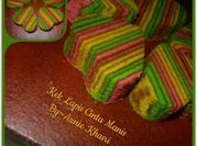 Gambar kek lapis sarawak pandan