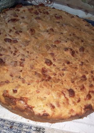 Una foto de Tarta de queso con cebolla
