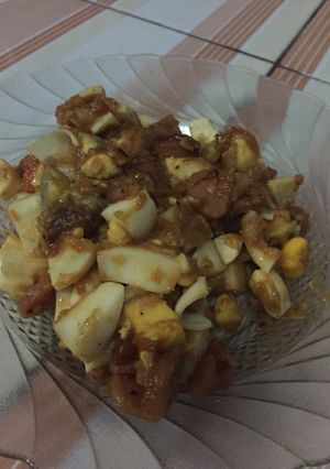 Foto resep Telur Rebus Pedas Asam Manis