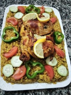صورة لوصفة أرز بالدجاج