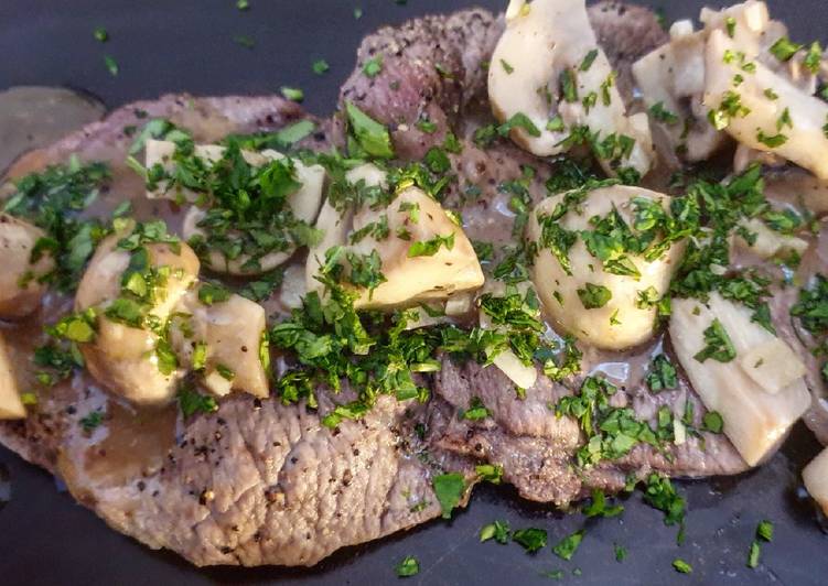 Easiest Way to Make Any-night-of-the-week Veal with mushrooms, lemon and parsley