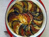 Tian de verduras y mozzarella