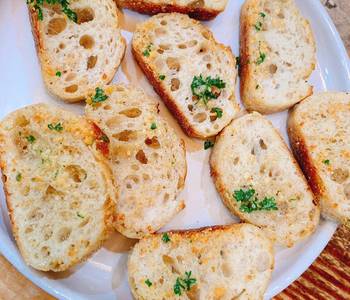 Unique Recipe Garlic Butter Crostini Home Style