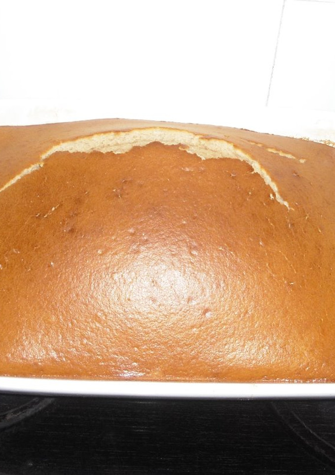 Una foto de Bizcocho de queso de Burgos y fresas Angélica