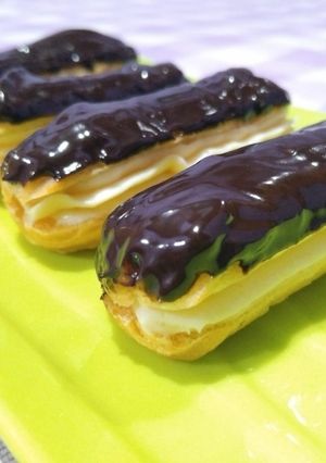 Foto resep Eclair with Diplomat Cream -339-