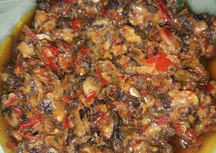 Resep Sambel kerang pedas Anti Gagal