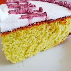 A picture of Lemon coconut cake.