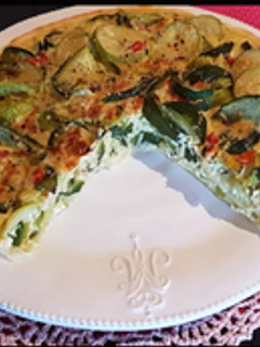 Una foto de Tarta ZUCCHINI y zapallitos