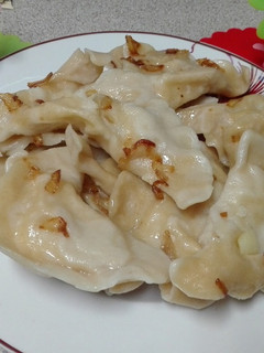 Una foto de Tortellinis de puré de patatas