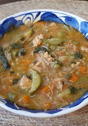 A picture of Enriched Fideo Soup.