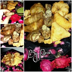 A picture of Strawberry Apple Jam & Aloo SamosaS.