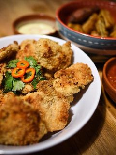 Una foto de Nuggets de Pollo Caseros al Horno