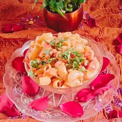 Macaroni salad A picture of Macaroni salad.