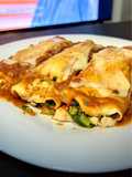 Canelones de Pollo y Verdura