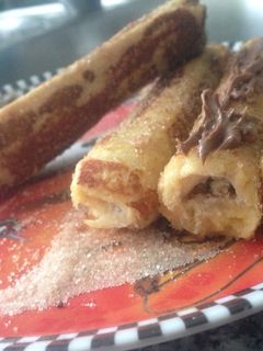 Una foto de Rollitos de chocolate