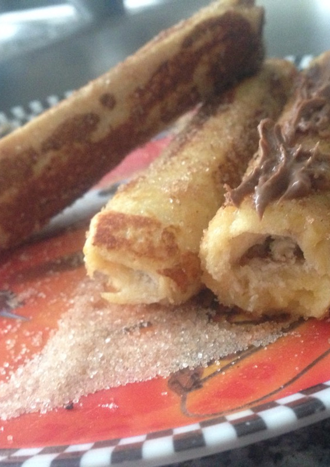 Una foto de Rollitos de chocolate