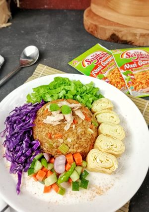 Foto resep Nasi Goreng Shirataki Ikan Tuna