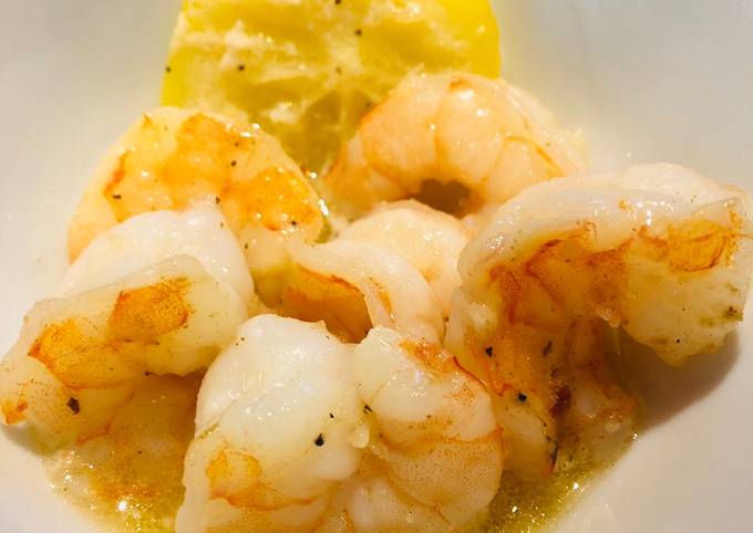 Recipe of Ultimate Spicy Baked Lemon 🍋 Shrimp 🍤