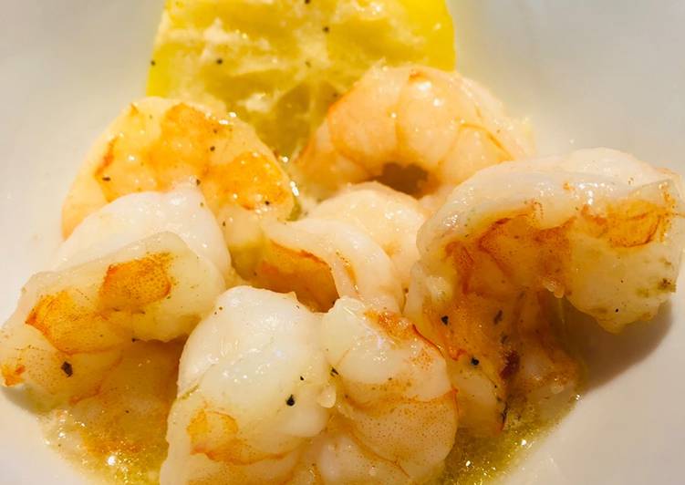 Recipe: Yummy Spicy Baked Lemon 🍋 Shrimp 🍤