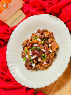 A picture of Red Beans chaat.