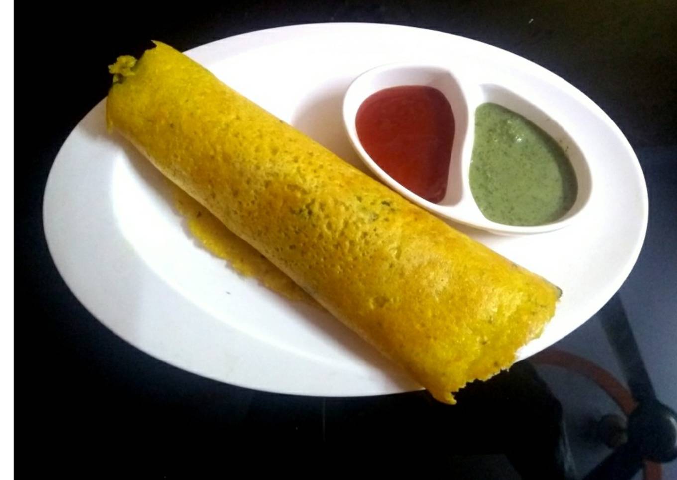 Healthy Moongdal paneer Dosa