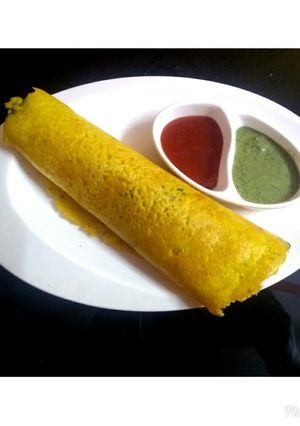 A picture of Healthy Moongdal paneer Dosa.