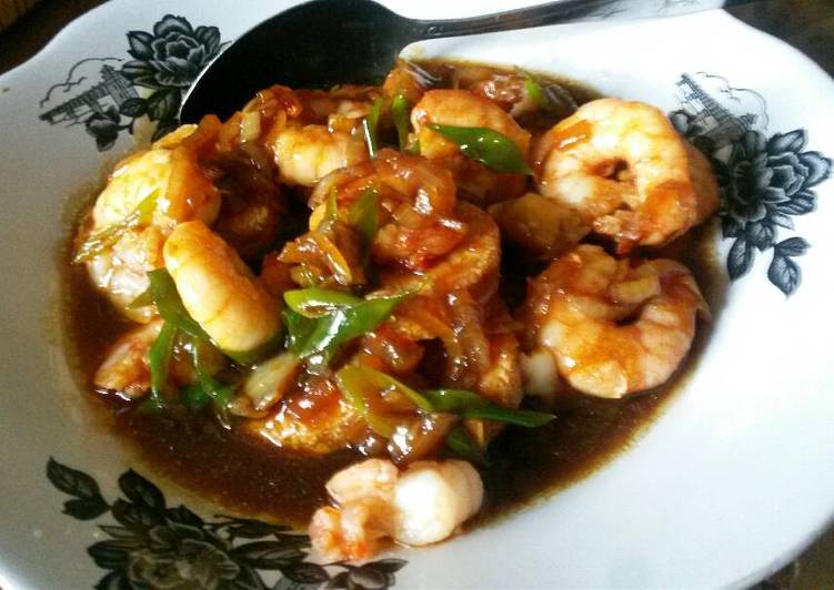 Tahu Udang Saus Mentega